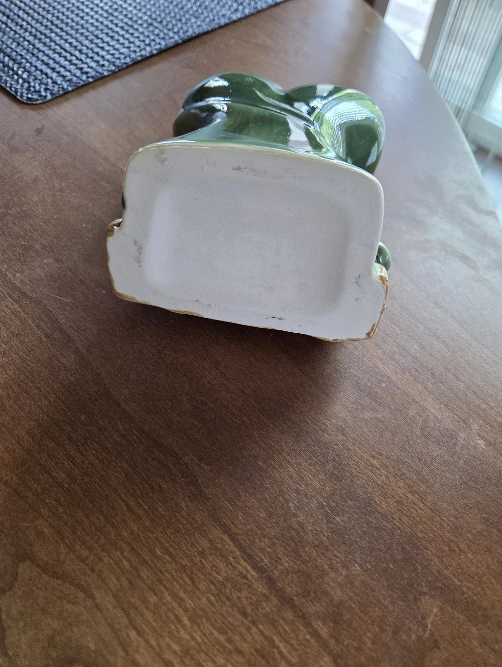 Majolica Double Lucky Elephant Planter